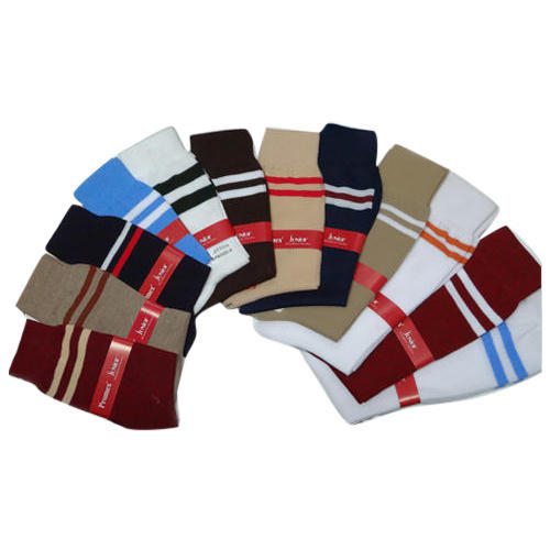 School Lycra Cotton Socks