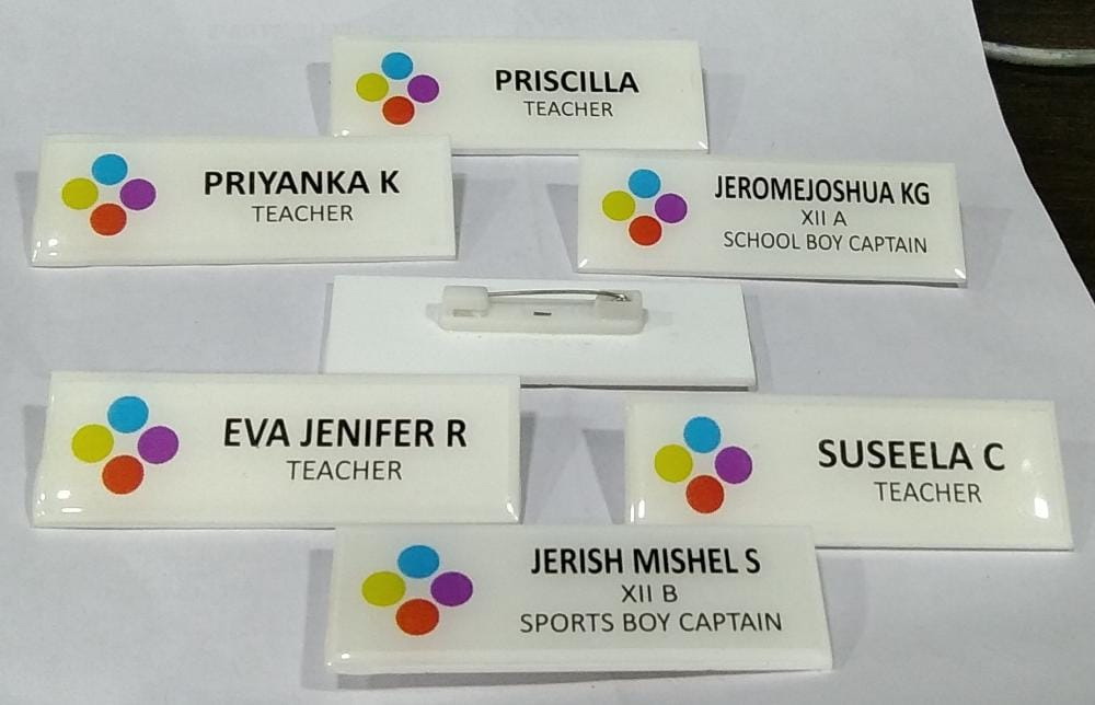 Acralic Badges