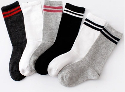 100-Cotton-Beautiful-Students-School-Socks