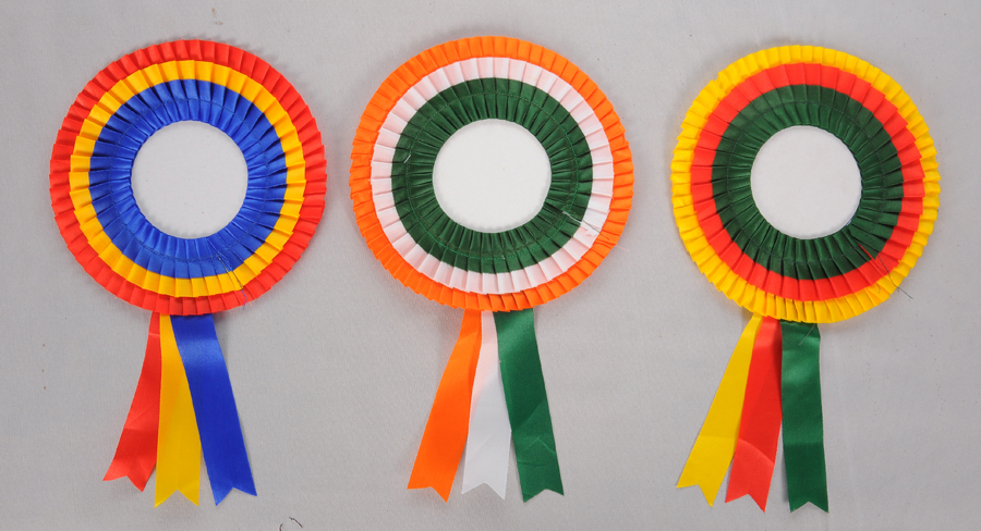 Trible Layer Ribbon Badges