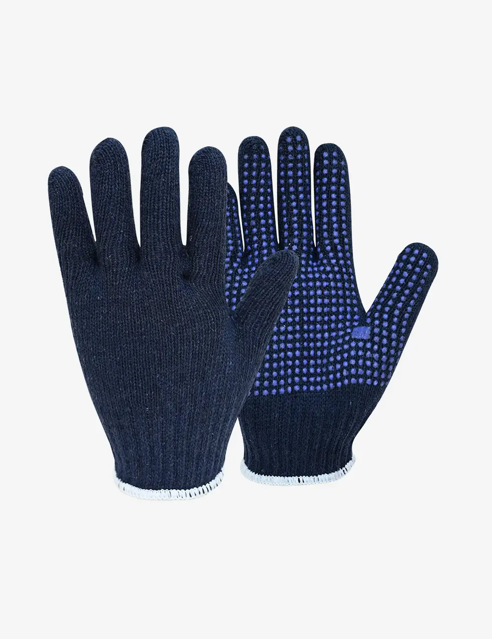 Cotton Knitted Single Dotted Gloves